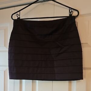 Forever 21 XXI Purple Satin Mini Skirt